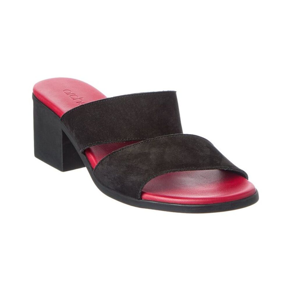 Arche Vayene Leather Flat, Black